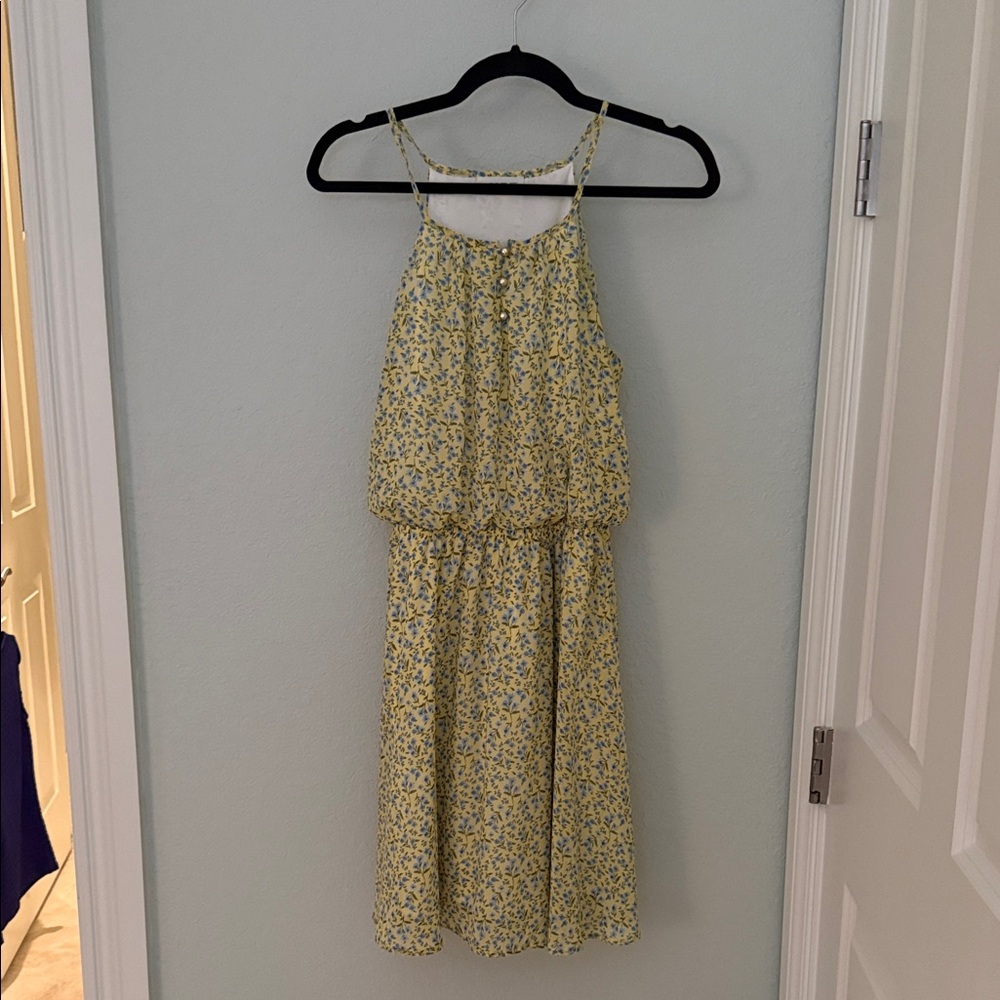 Floral Yellow Sundress